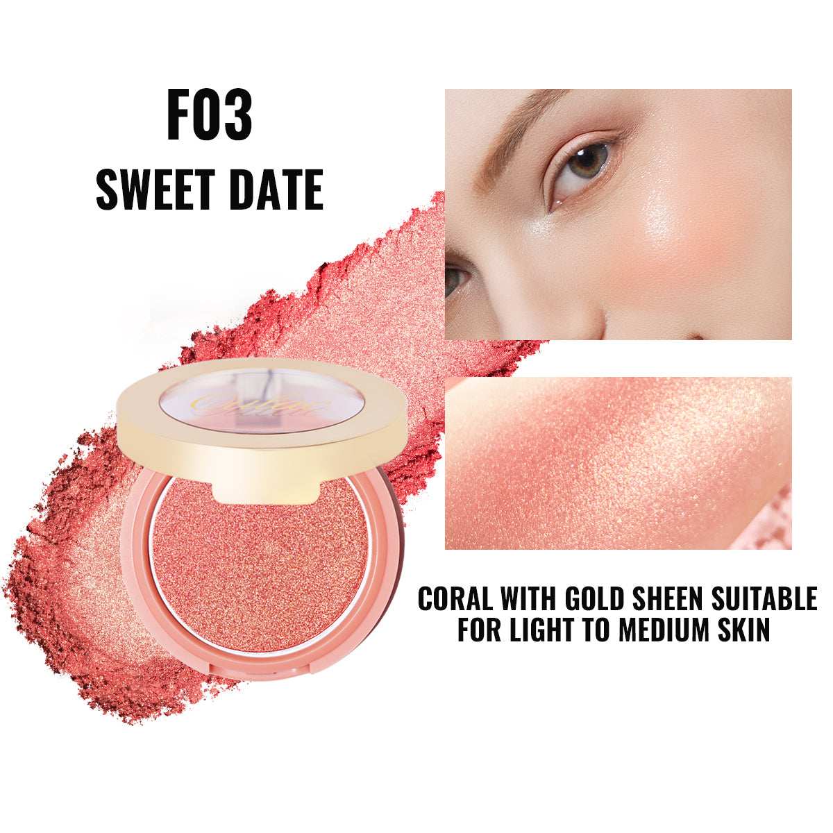 Blush Mono | F03 Sweet Date - Oulac Cosmetics Official