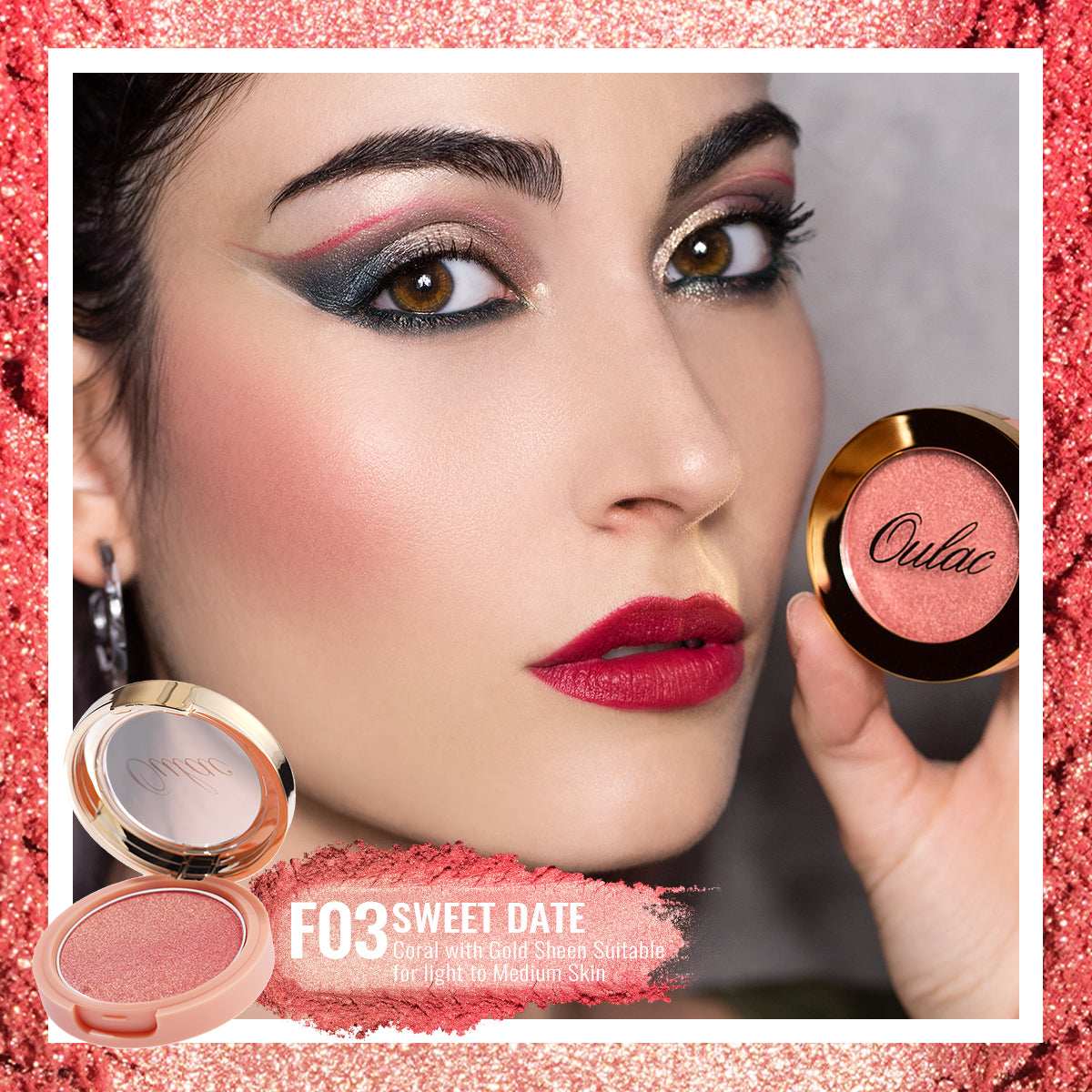 Blush Mono | F03 Sweet Date - Oulac Cosmetics Official
