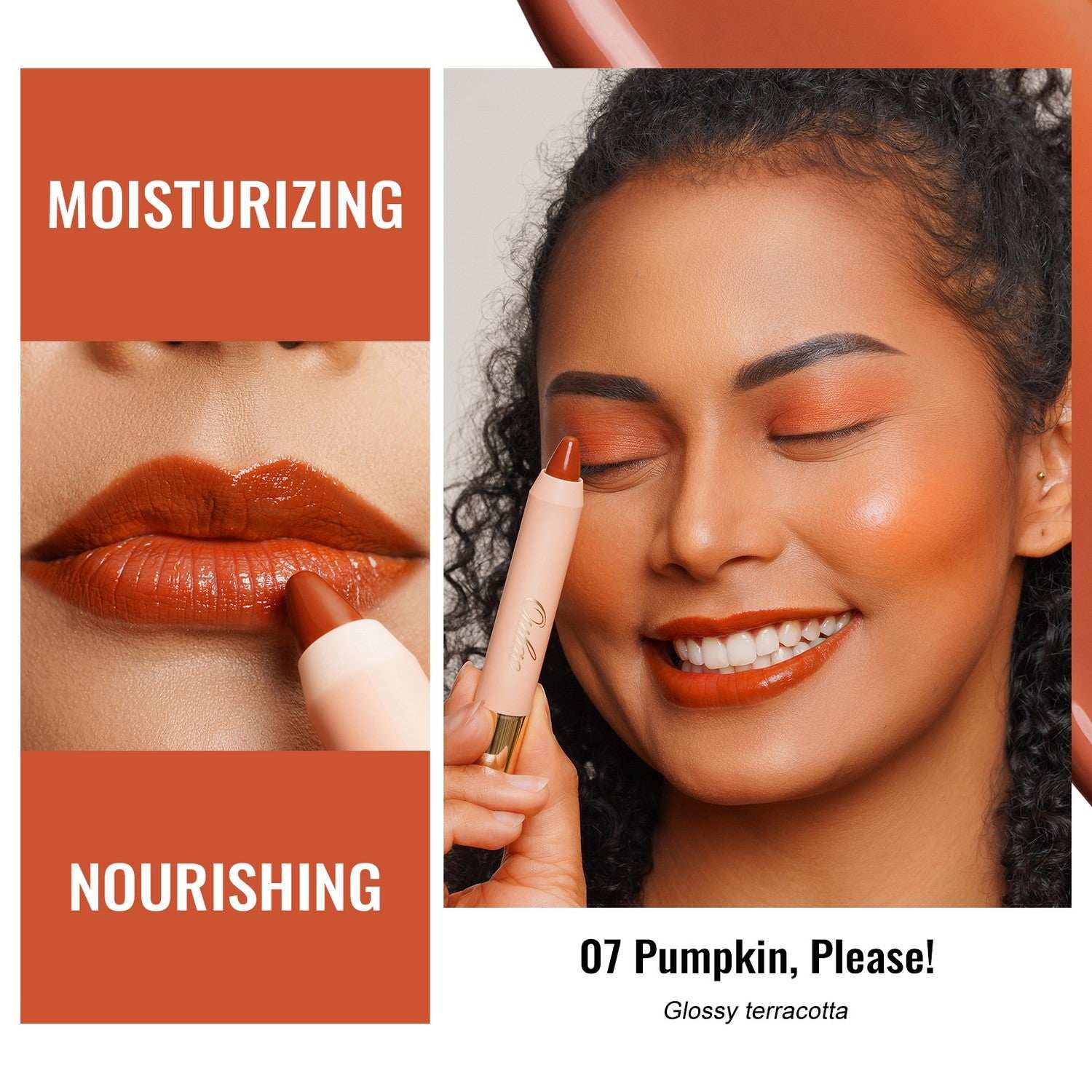Color Shine Crayon | 07 Pumpkin Please! - Oulac Cosmetics Official