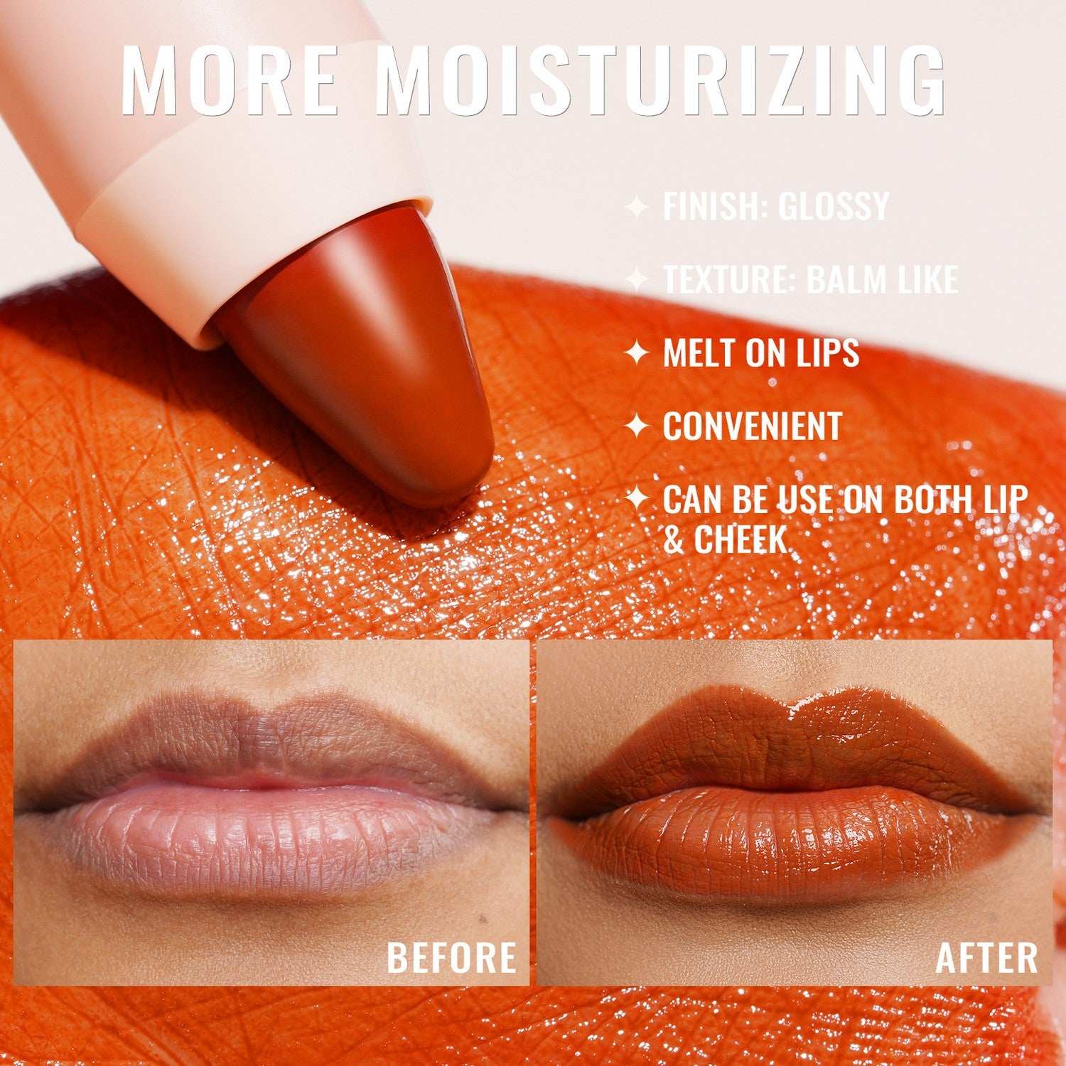 Color Shine Crayon | 07 Pumpkin Please! - Oulac Cosmetics Official