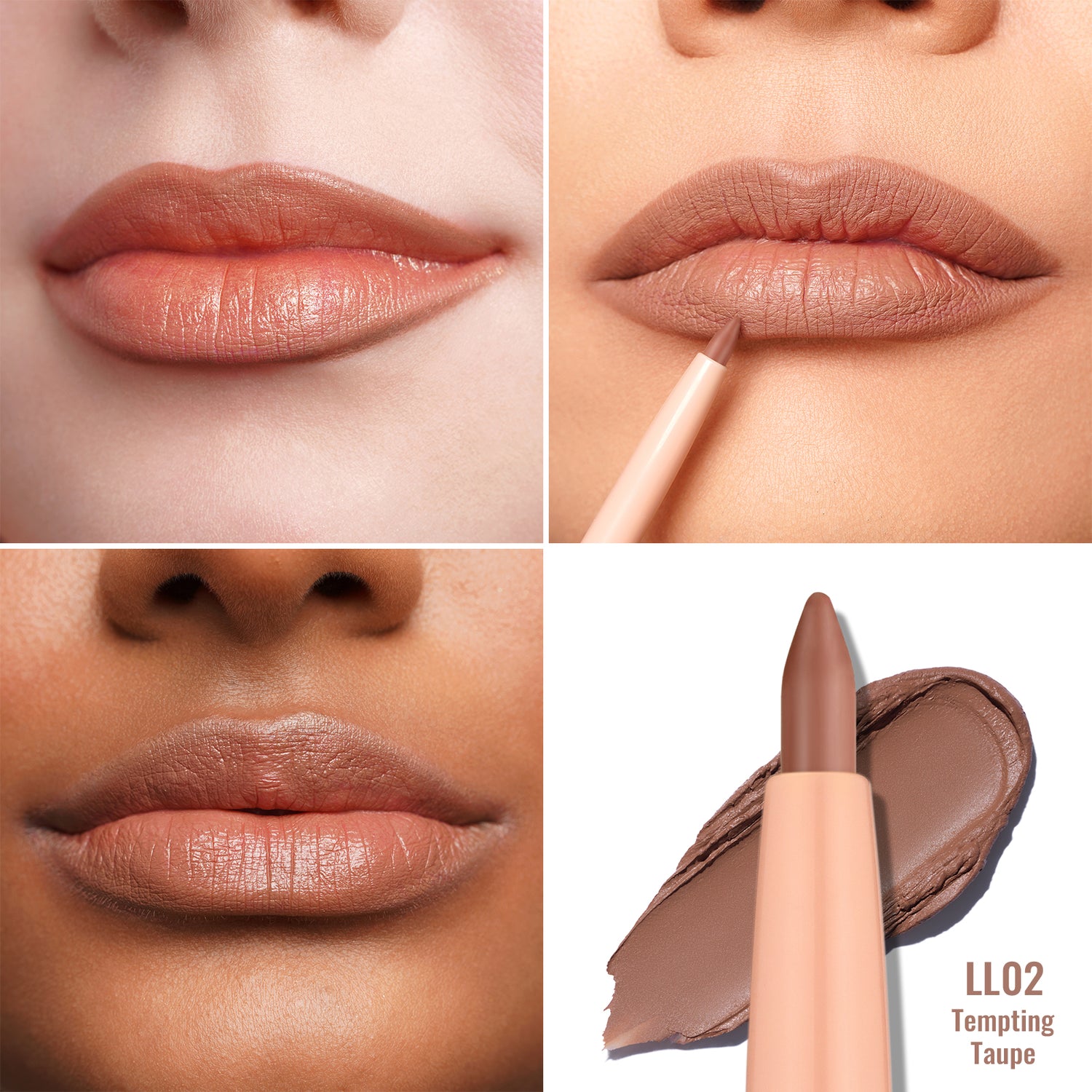 Glow Glamour Lip Liner | LL02 Tempting Taupe
