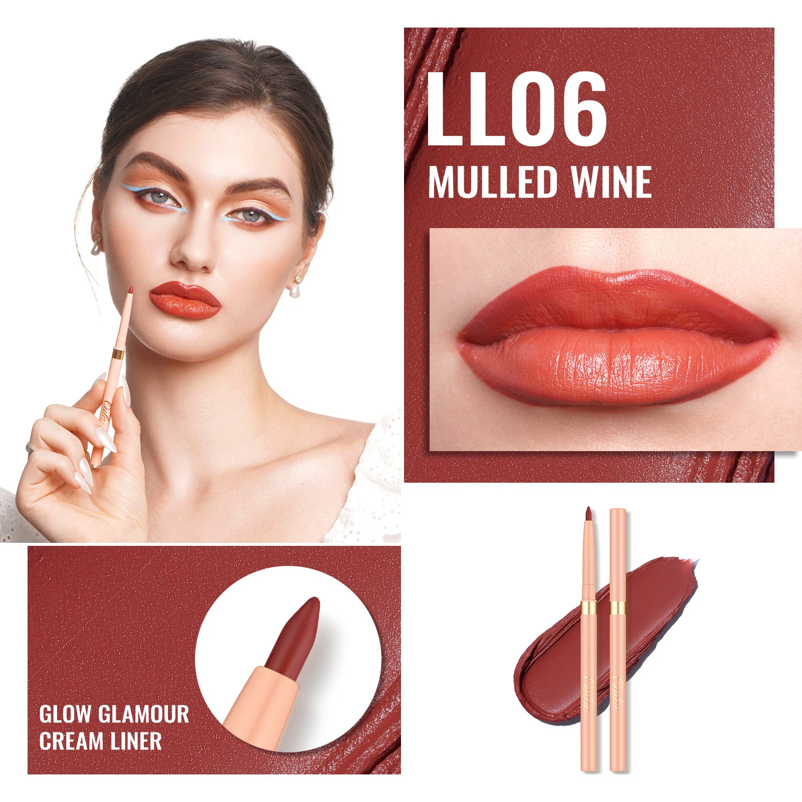 Glow Glamour Lip Liner | LL06 Mulled Wine