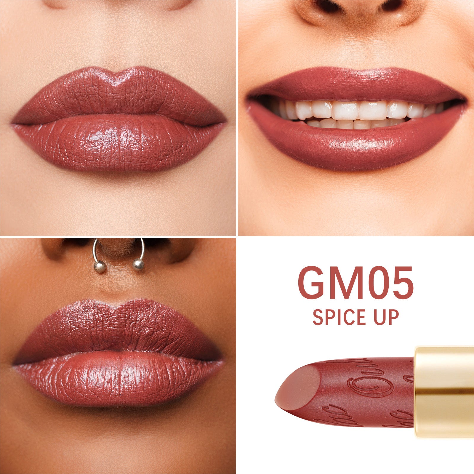 Metallic Shine Lipstick | GM05 Spice up