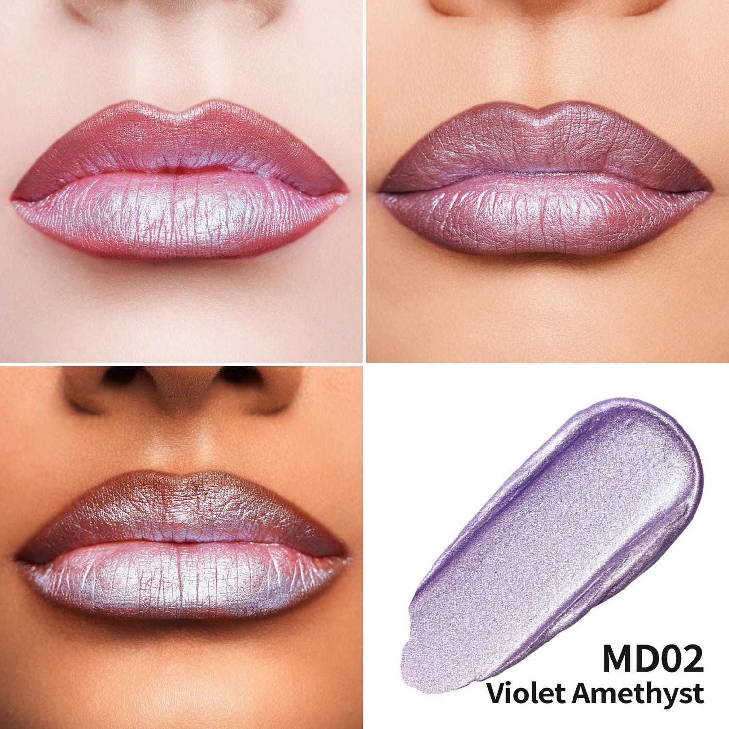 Metallic Liquid Gloss | MD02 Violet Amethyst