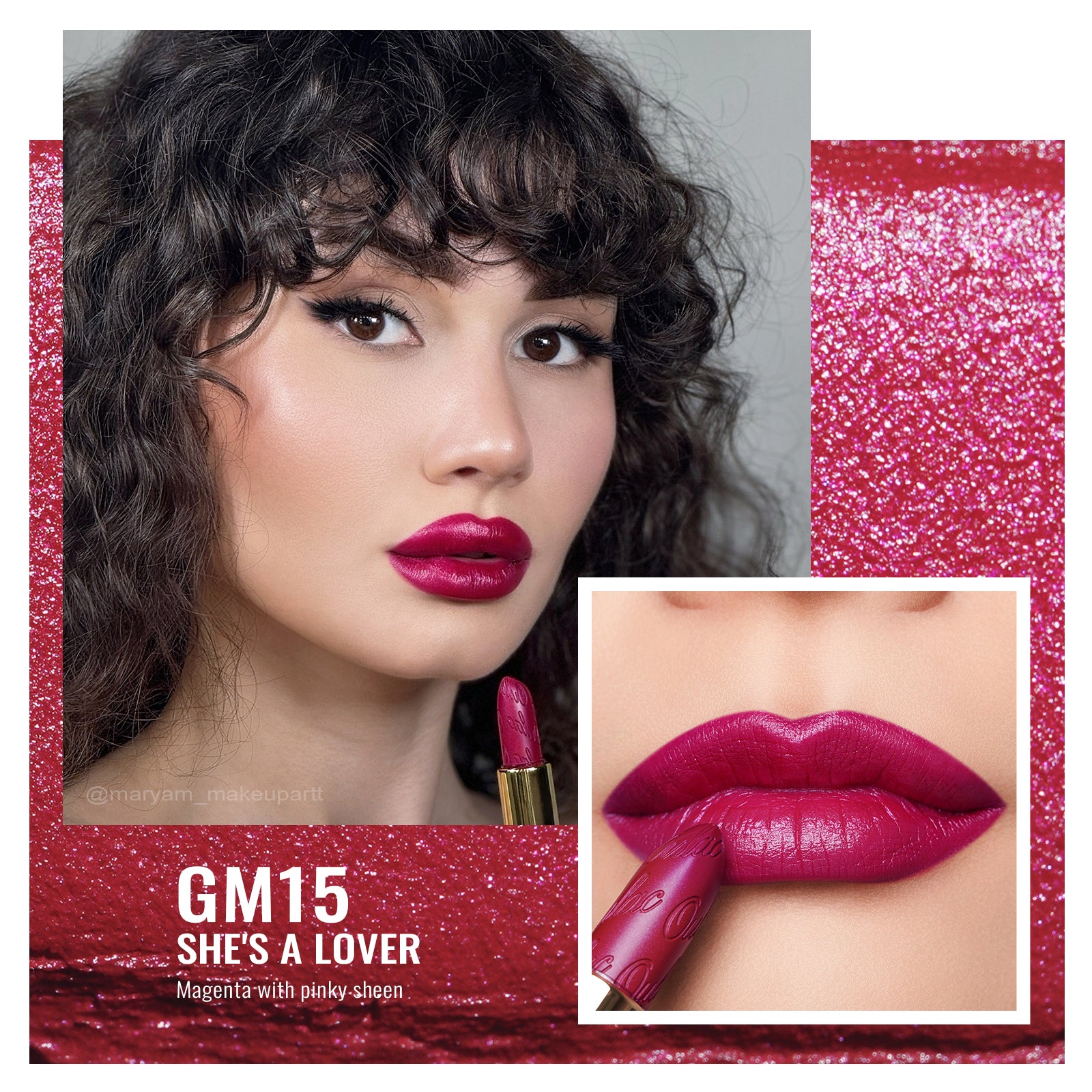 Metallic Shine Lipstick | GM15 She&