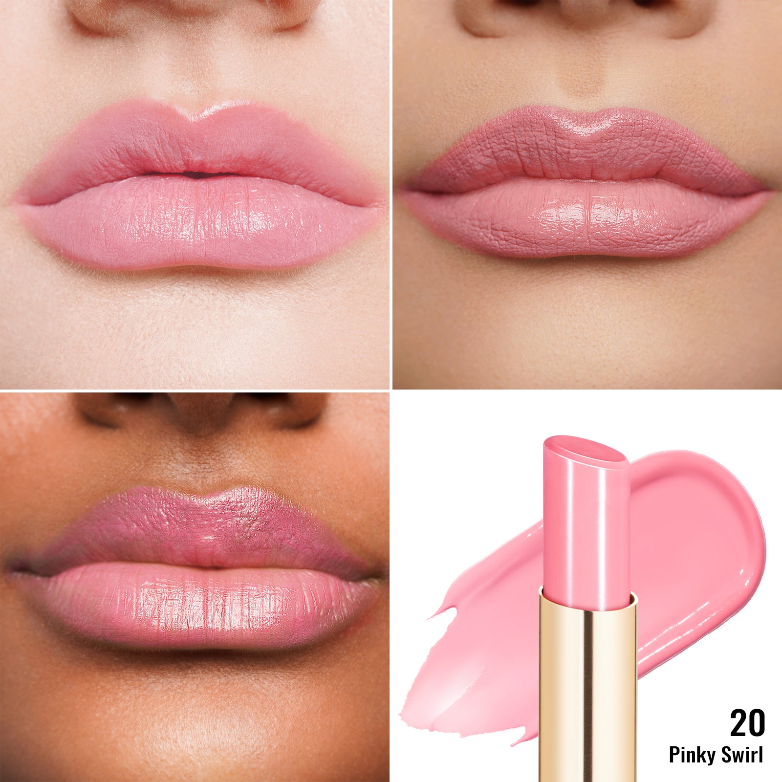 Moisture Shine Lipstick | G20 Pinky Swirl