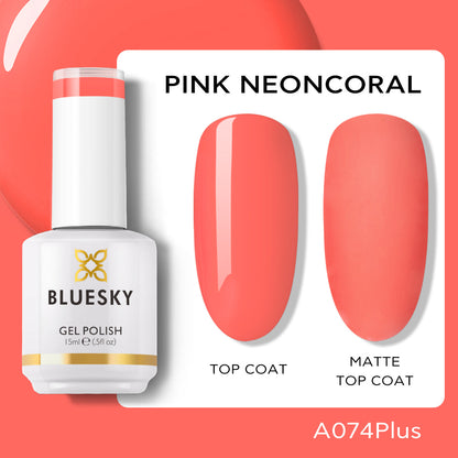 Gel Nail Polish | Classic PLUS | PINK NEON CORAL