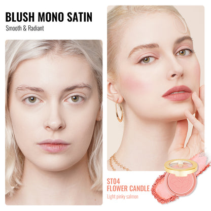 Blush Mono Satin | ST04 Flower Candle