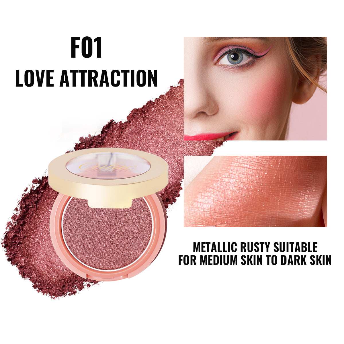 Blush Mono | F01 Love Attraction - Oulac Cosmetics Official