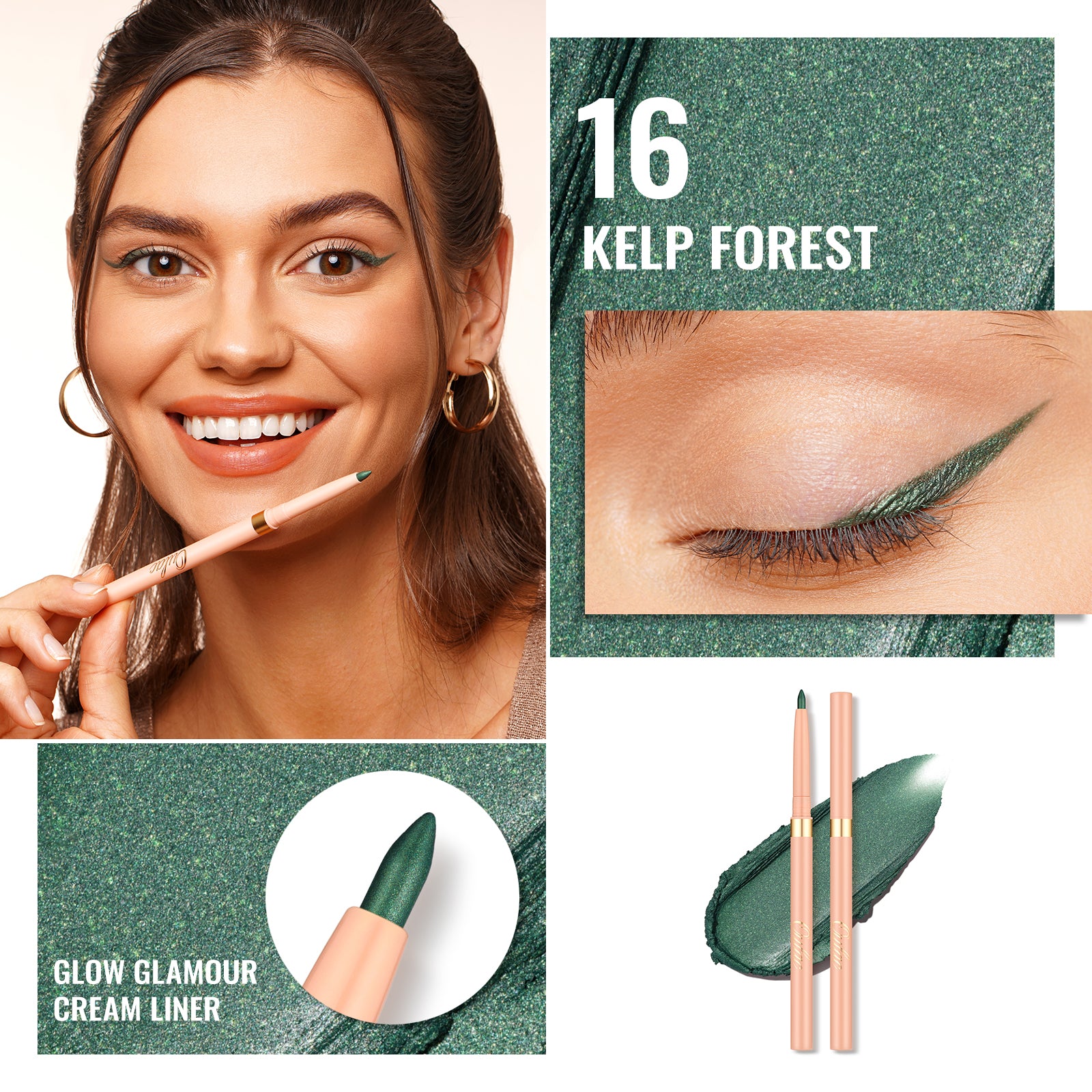Glow Glamour Eyeliner | 16 Kelp Forest