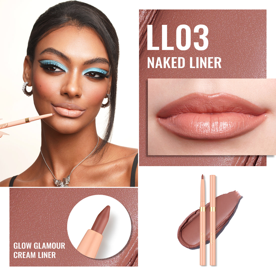 Glow Glamour Lip Liner | LL03 Naked Liner