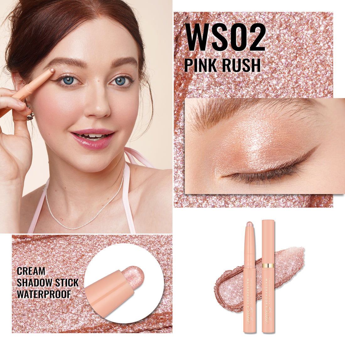Eyeshadow Stick | WS02 Pink Rush