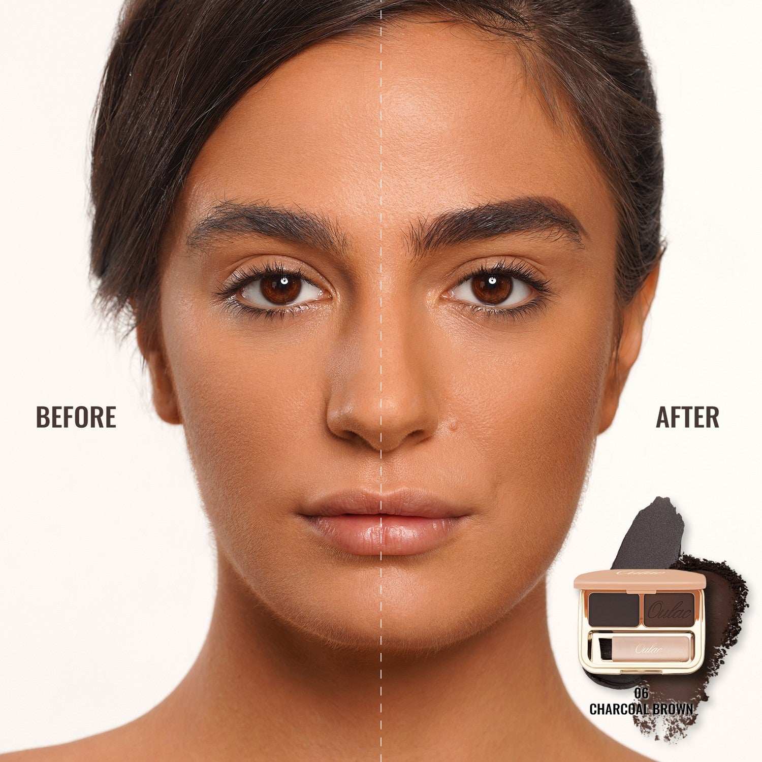 Eyebrow Compact | B3 Charcoal Brown - Oulac Cosmetics Official