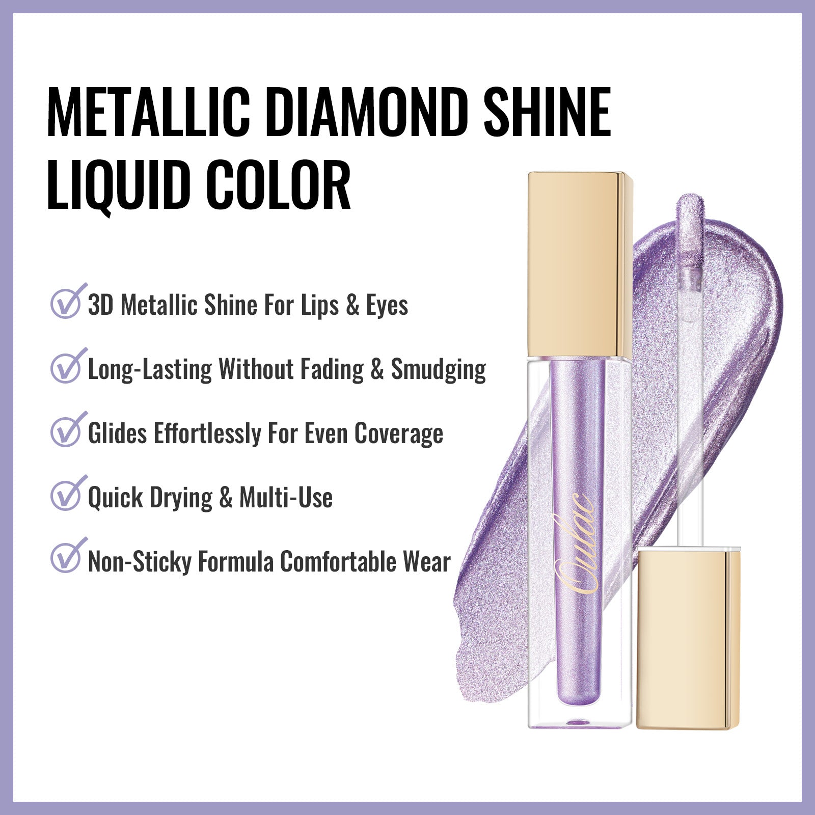 Metallic Liquid Gloss | MD02 Violet Amethyst