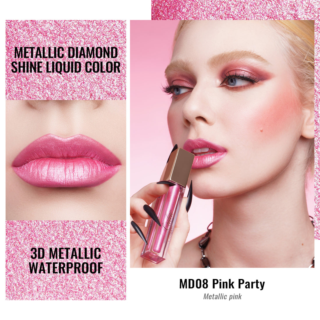 Metallic Liquid Gloss | MD08 Pink Party