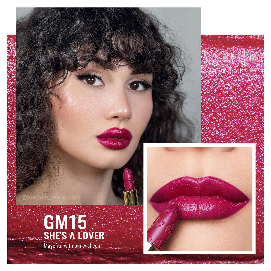 Metallic Shine Lipstick | GM15 She&