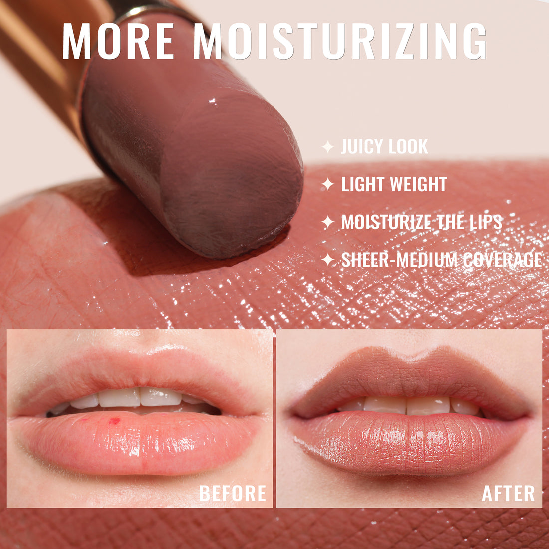 Moisture Shine Lipstick | G17 Marsala