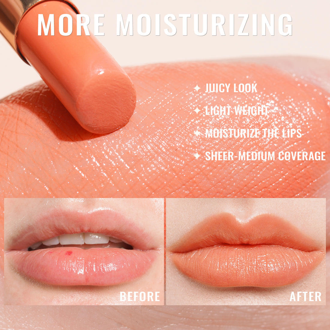 Moisture Shine Lipstick | G21 Juicy Melon