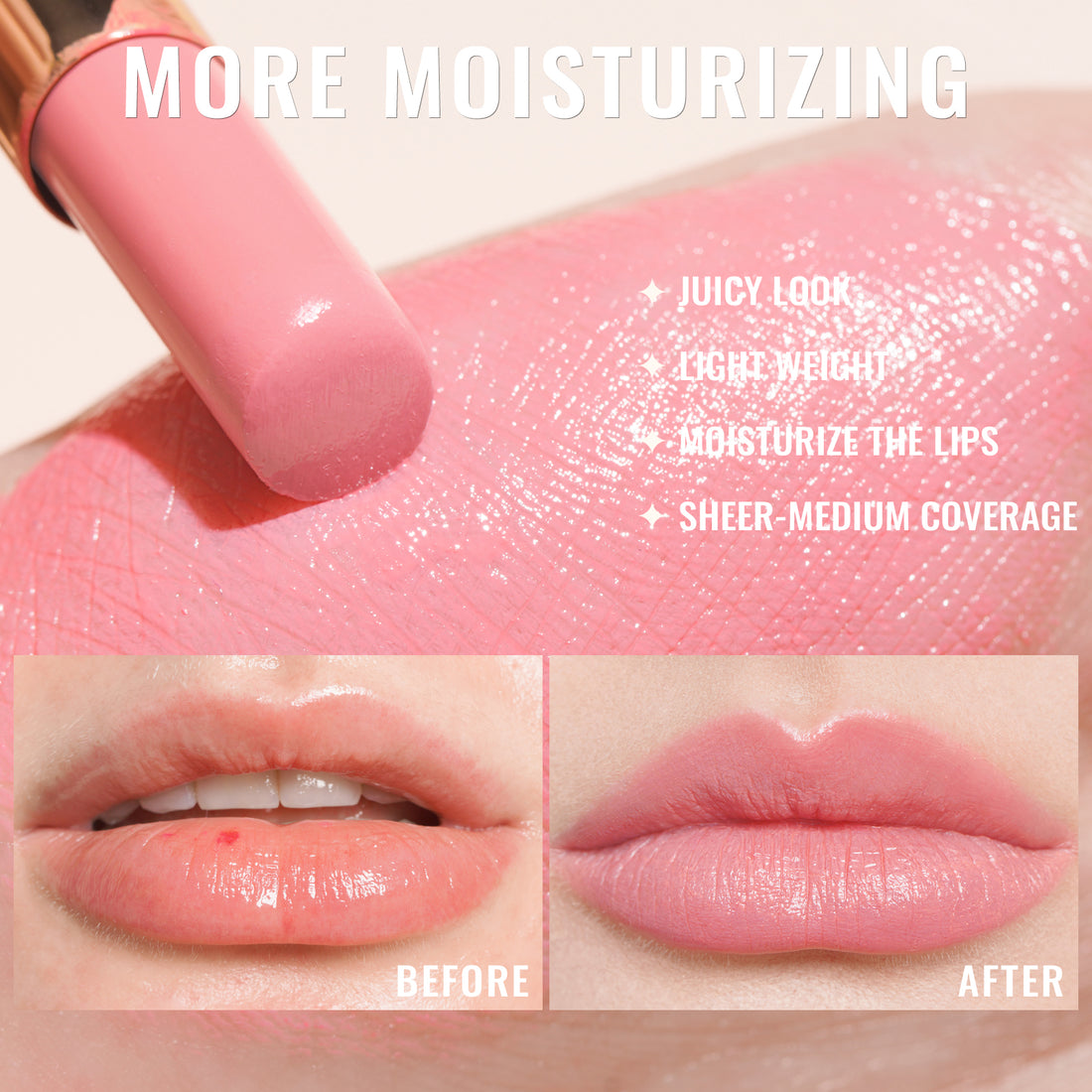 Moisture Shine Lipstick | G26 Bubblegum