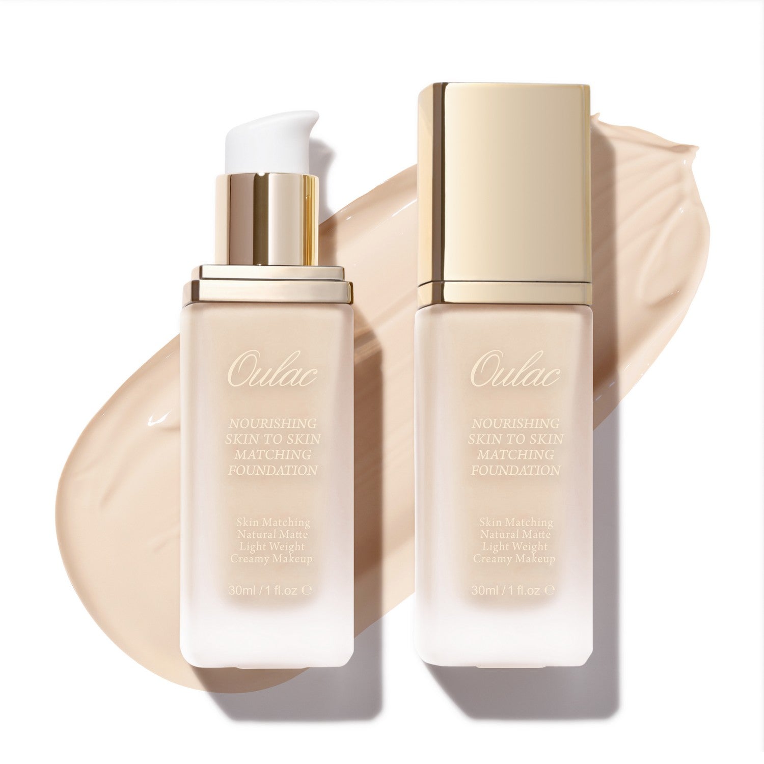 Nourishing Foundation | N01 Porcelain – Oulac Cosmetics Official