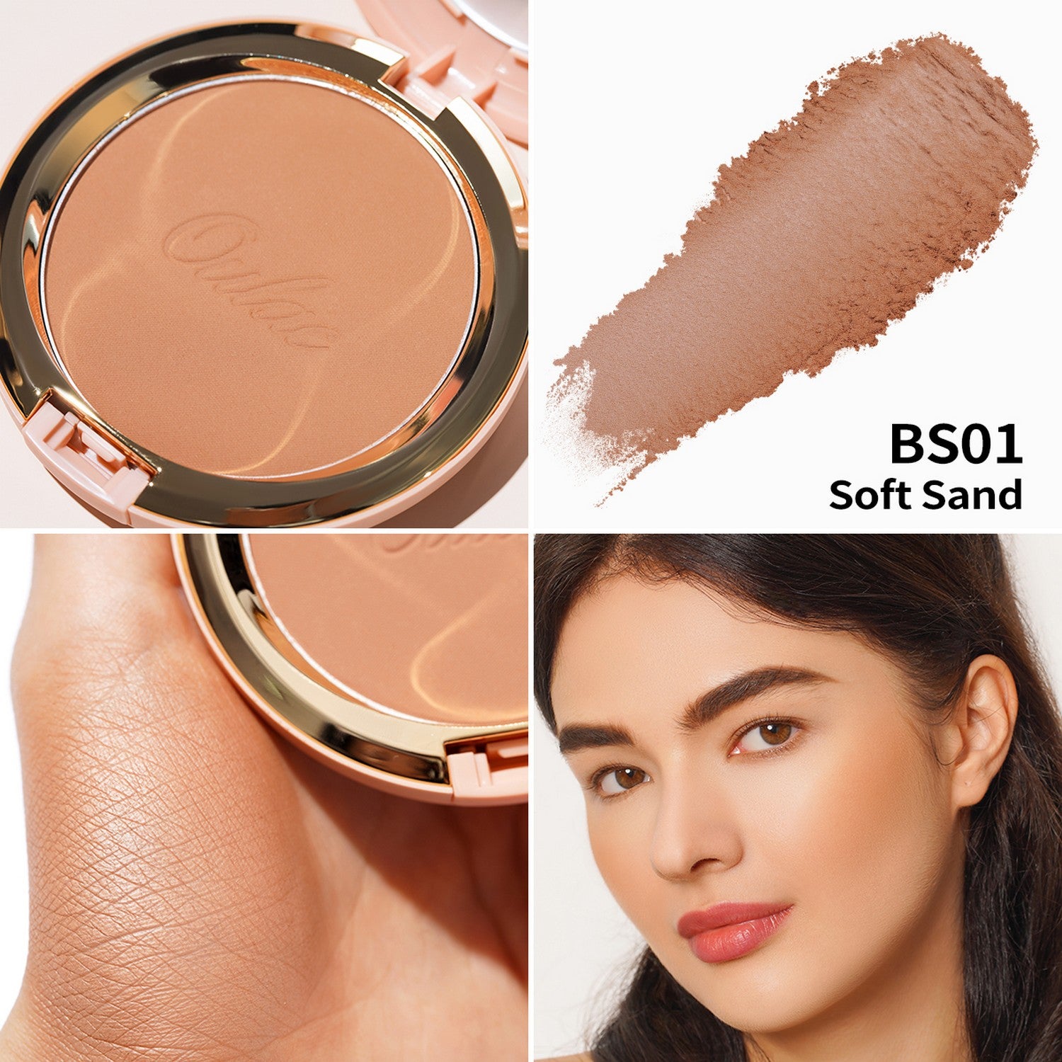 Sunkissed Bronzer | BS01 Soft Sand – Oulac Cosmetics Official